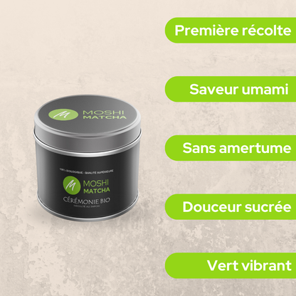 Thé Matcha Cérémonie Bio - 30g